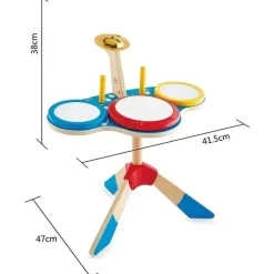Hape - Conjunto de pratos e tambores