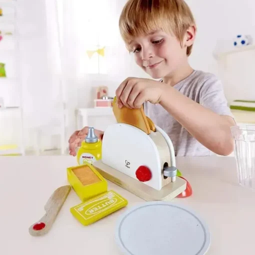 Hape - Conjunto de Torradeira Retrátil
