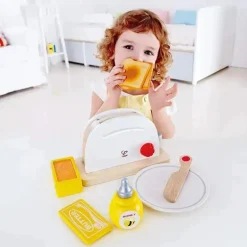 Hape - Conjunto de Torradeira Retrátil