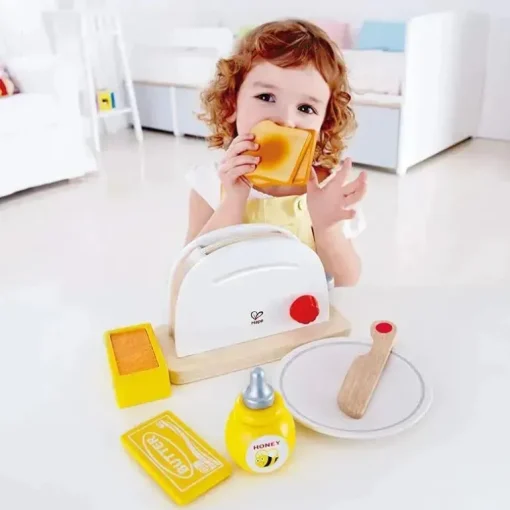 Hape - Conjunto de Torradeira Retrátil