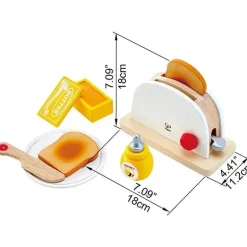Hape - Conjunto de Torradeira Retrátil