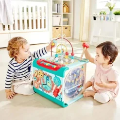 Hape - Explore e aprenda o brinquedo Magic Cube Montessori