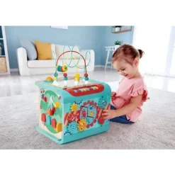 Hape - Explore e aprenda o brinquedo Magic Cube Montessori