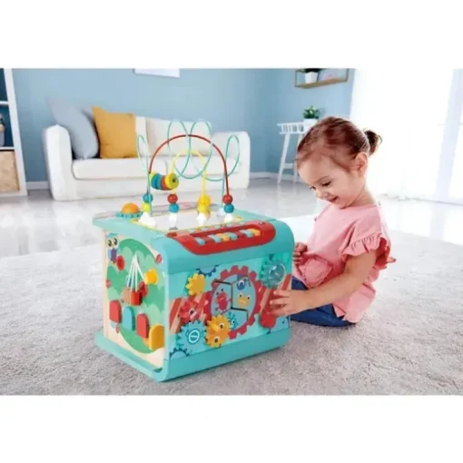 Hape - Explore e aprenda o brinquedo Magic Cube Montessori