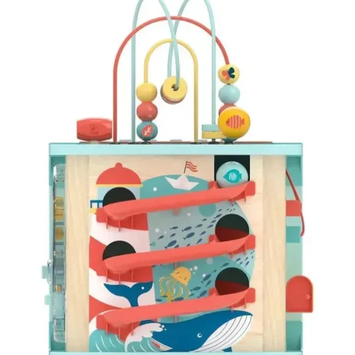 Hape - Explore e aprenda o brinquedo Magic Cube Montessori
