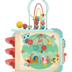 Hape - Explore e aprenda o brinquedo Magic Cube Montessori