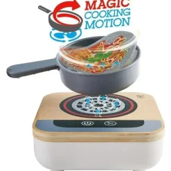 Hape - fritadeira divertida, fogão de mesa de madeira com ventilador