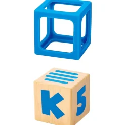 Hape - Grip-N-Stack Silicone & Wood Blocks