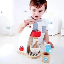 Hape - My Coffee Machine Conjunto de cozinha de madeira