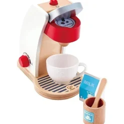 Hape - My Coffee Machine Conjunto de cozinha de madeira