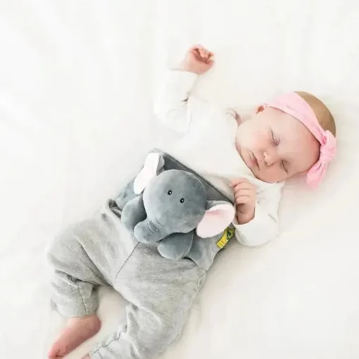 Happi Tummi - Elphi Cintura e Bolsa de Ervas acalmam um bebê chorando instantaneamente