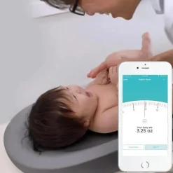 Hatch Baby - Almofada e balança de mudança de crescimento inteligente, cinza