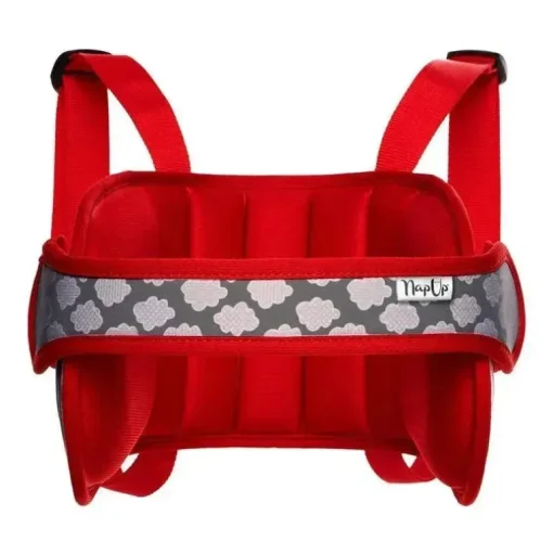 Headovations (Nap Up) - Apoio de cabeça infantil para cadeirinhas de carro, vermelho