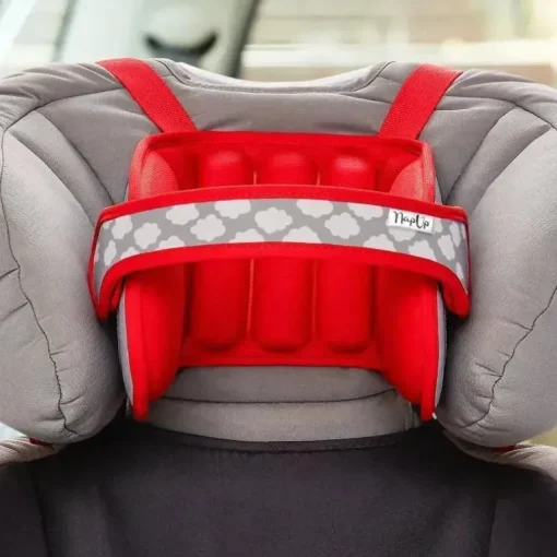 Headovations (Nap Up) - Apoio de cabeça infantil para cadeirinhas de carro, vermelho
