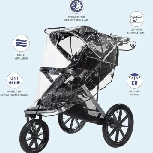 HIS Juveniles - Proteção contra intempéries para carrinho de corrida Jeep, tamanho universal