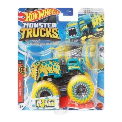 Hot Wheels – Carro fundido em molde de Monster Trucks, vai destruir tudo