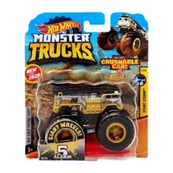 Hot Wheels - Carro fundido em molde de Monster Trucks, 5 alarmes