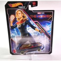 Hot Wheels - Carros de personagens Marvel The Marvels, Captian Marvel