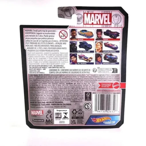 Hot Wheels - Carros de personagens Marvel Wakanda Forever, NAMOR