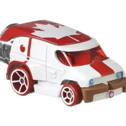 Hot Wheels Disney Pixar Toy Story Duke Caboom Carro Personagem, Branco/Vermelho