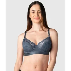 Hotmilk - Sutiã de amamentação Warrior Demi Slate Flexiwire