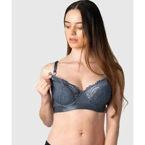 Hotmilk - Sutiã de amamentação Warrior Demi Slate Flexiwire