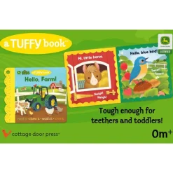 House Of Marbles - Hello Farm! John Deere Tuffy Book