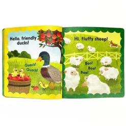 House Of Marbles - Hello Farm! John Deere Tuffy Book