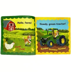 House Of Marbles - Hello Farm! John Deere Tuffy Book