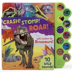 House Of Marbles - Livro de Som Crash!, Stomp!, Roar! dinossauro