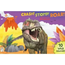 House Of Marbles - Livro de Som Crash!, Stomp!, Roar! dinossauro