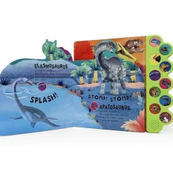 House Of Marbles - Livro de Som Crash!, Stomp!, Roar! dinossauro