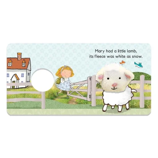 House Of Marbles - Mary Had A Little Lamb Finger Puppet Book