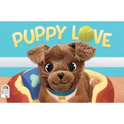 House Of Marbles - Puppy Love Finger Puppet Book