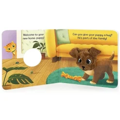 House Of Marbles - Puppy Love Finger Puppet Book