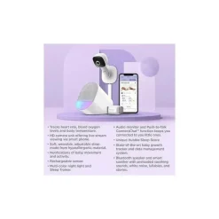 Hubble - Câmera Guardian conectada por Wi-Fi, branca