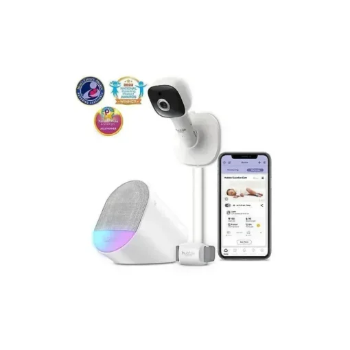 Hubble - Câmera Guardian conectada por Wi-Fi, branca