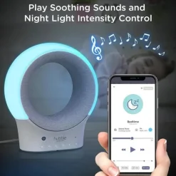 Hubble - Wi-Fi Baby White Noise, chupeta Eclipse