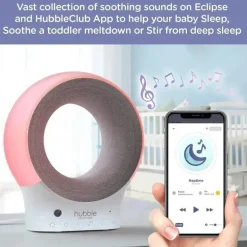Hubble - Wi-Fi Baby White Noise, chupeta Eclipse