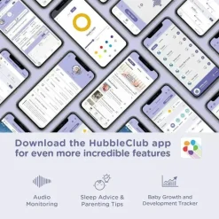 Hubble - Wi-Fi Baby White Noise, chupeta Eclipse