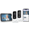 Hubble - Wi-Fi Nursery Pal Link Premium Twin 5 Monitor de bebê inteligente com câmeras duplas