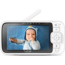 Hubble - Wi-Fi Nursery Pal Link Premium Twin 5 Monitor de bebê inteligente com câmeras duplas