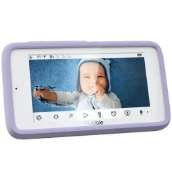 Hubble - Wi-Fi Nursery Pal Deluxe 5 Smart Hd Baby Monitor com visualizador de tela sensível ao toque e câmera portátil