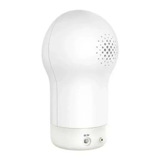 Hubble - Wi-Fi Nursery Pal Glow Deluxe Smart Hd Baby Monitor com luz noturna e alça de montagem flexível