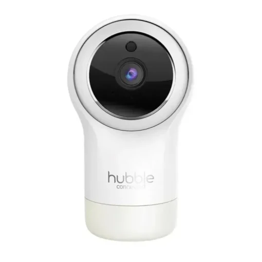 Hubble - Wi-Fi Nursery Pal Glow Deluxe Smart Hd Baby Monitor com luz noturna e alça de montagem flexível