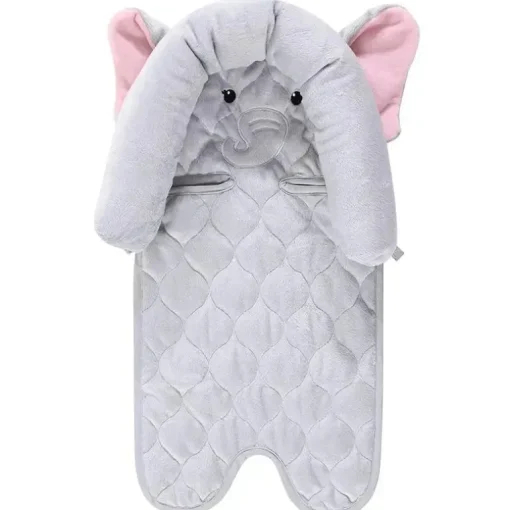 Hudson Baby - Encarte de assento de bebê elefante bonito e capas de alça