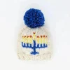 Huggalugs - Menorah Beanie Hat For Baby & Kids