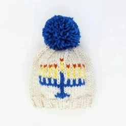 Huggalugs - Menorah Beanie Hat For Baby & Kids