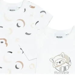 Hugo Boss Baby - 2 unidades de macacão para bebê, branco