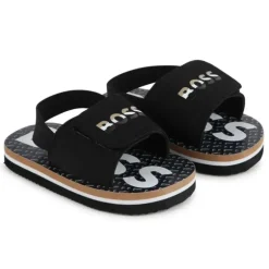 Hugo Boss Baby - Aqua Slides Menino, Preto E Bege